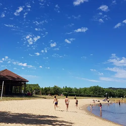 Plage d'Iloa à Thiers dans le Puy-de-Dôme